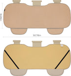 All Season Rear Bench Car Seat Covers Khaki - Breathable Car Seat Protectors with Anti Slip Bottom - Durable Auto Seat Cushions Universal Fit for Vehicles Cars SUV Trucks Size M