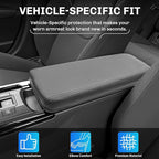 SXCY for 2025 2026 Toyota Prius Armrest Cover for 2025 2026 Toyota Prius Accessories 2026 Prius Center Console Cover 2026 Prius Middle Console Cover (Thin Cover)