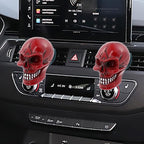 Skull Car Air Fresheners Cute Cool Funny Air Conditioning Vent Perfume Diffuser Decoration Interior Car Accessories 2 pcs
