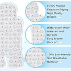 Pinkunn Gel Car Seat Baby Cooling Pad for Summer Breathable Stroller Cooler Pad Multifunctional Carseat Cooling Mat for Baby Child Dining Chair Safety Seat Stroller(White,Fox)