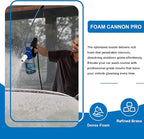 Foam Cannon Pro, Wide Mouth Soap Cannon for Power Washer, Car Wash High Pressure Snow Foam Cannon Lance for Detailing, 1/4" Quick Connector