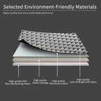 Auto Newer Luxury Breathable Car Seat Cover,Rear Car Seat Protector, Fit Four Seasons of Universal Automotive Vehicle Cushion Cover, Compatible with 90% Cars,SUV,Trucks (Gray,Rear Seats)