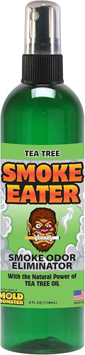 Smoke Eater Odor Eliminator Spray, Tea Tree, 4 oz — Tea Tree Oil Breaks Down Smoke at the Molecular Level
