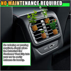 4PCS Plant Car Air Freshener Vent Clip, 3D Artificial Aromatherapy Diffuser, Cute Mini Flower Vase, Creative Interior Decoration Accessories (Type 1)