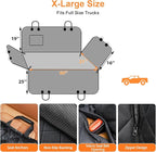 URPOWER Dog Car Seat Cover for Pets 100% Waterproof Seat Cover Hammock 600D Heavy Duty Scratch Proof Nonslip Durable Soft Back Seat Covers for Full Size Trucks