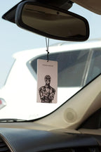 PumpCar 2 pieces Zoro double-sided hanging Japanese anime vanilla-scented One Piece car air freshener Cool anime hanging air fresheners for rearview mirror Car Interior Accessories Household Gifts
