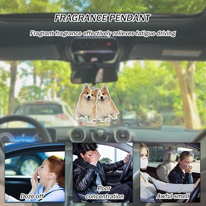 Custom Air Fresheners with Picture-Personalized Air Freshener for Car-Hanging Air Freshener for Wardrobe,Bathroom,Livingroom (Crop 5pcs)