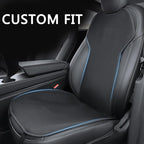 Front Car Seat Covers for Tesla Model Y Model S Model X Model 3 2017-2025 Breathable Interior Seat Cushion Protector All Season Protection Breathable (Without Logo)