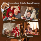 HINFKA Custom Air Fresheners with Picture, Personalized Double Sided Photo Air Freshener, Custom Hanging Air Freshener to Keep Your Memories Close (Irregular)