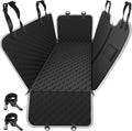 Mancro Dog Car Seat Cover for Back Seat, 2026 Upgraded 600D Heavy Duty Waterproof & Scratch-Resistant Dog Hammock for Car, Back Seat Pet Cover for Dogs with Sedan, Trucks and SUVs, Standard, Black