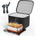 Portable Electric Lunch Box Food Heater,12V/24V/110V 3-in-1 Food Warmer Box, Mini Portable Oven Car Food Warmer, Heated Lunch Bag for Adults Office Travel Work Truck Meal Reheating