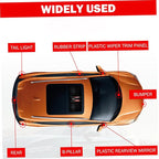 Plastic Parts Crystal Coating, 30ml Car Plastic Plating Refurbishing Agent with Sponge, Great Gloss Protection Car Trim Restorer for Interior or Exterior