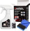 Headlight Restoration Kit - Coating Headlight Cleaner for Cars Trucks Motorcycles & RVs - Restore Yellowing Cloudy & Foggy Lenses Enhance Night Driving Safety for Commuters No Sanding UV Shield