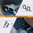 Dog Car Net Barrier for SUV， Upgraded Dog Travel Accessory with Organizers and Storage, Separates Pets from Passengers for Safely, organizes Essentials, Makes Trips Easier.