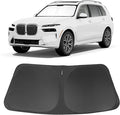 Windshield Sun Shade Custom Fit for 2021 2022 2023 2024 2025 2026 BMW X7 3.0L xDrive40i Accessories Foldable Sunshade Sun Blocker Protect Car from Sun Rays & Heat Damage Keep Car Cooler