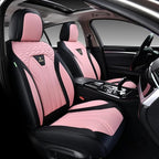 FLORICH Leather Seat Covers Pink Car Seat Covers Full Set Car Seat Protectors 5 Seats Driver Seat Covers Fit for Most Cars Trucks SUV
