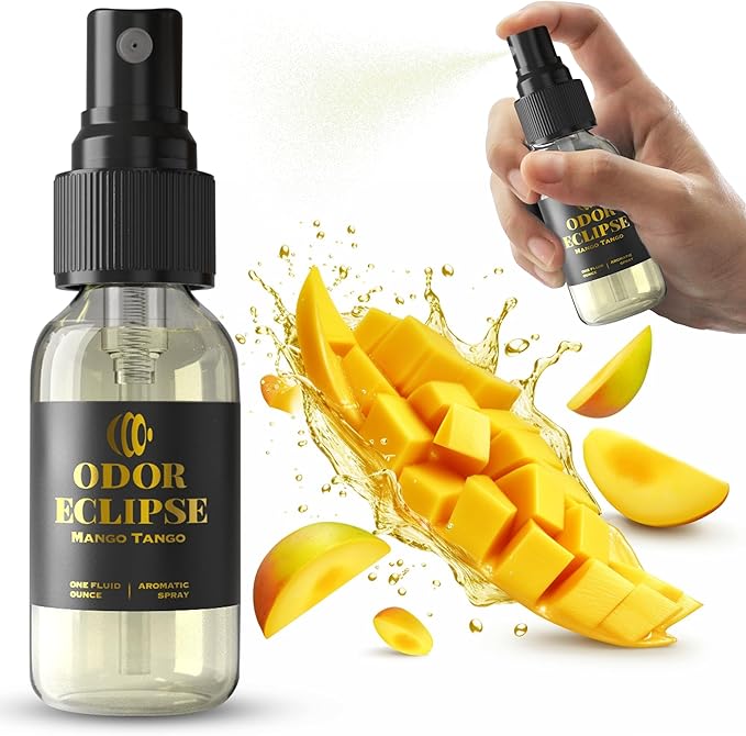 Car Air Freshener | 100% Oil-Based Concentrated & Long Lasting Car Air Scent for Men & Women - Automotive Air Freshener & Odor Eliminator for Home, Bathroom, & Office (Mango Tango)