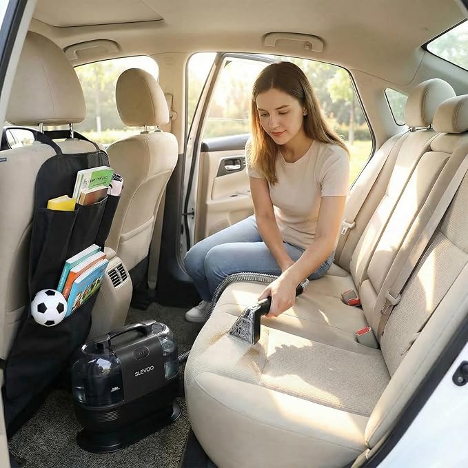 Portable Carpet Cleaner, 2026 New Upholstery Cleaner Pet Spot Stain Remover with 20Kpa Strong Suction, 500W Powerful Motor