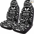 GENANY Horror TV Series Car Seat Covers Set of 2, Breathable Front Seat Covers for Truck Sedan SUV, Fantasy Movie Car Accessories, Horror Gift for Women Men