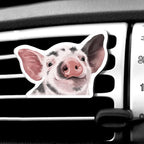 WIRESTER Fresh Scented Car Air Freshener Vent Clip, Decorative Accessories, Interior Decoration for Cars - Cute Animals, Nursery Animals, Chickens, Birds