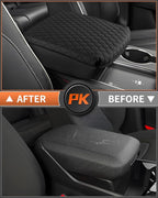 Shademax Custom Fit for Center Console Cover Acura MDX 2022 2023 2024 2025 2026 Accessories Armrest Cover Center Console Pad PU Leather Armrest Seat Box Cover Protector Anti-Scratch Black