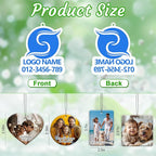 3-500Pcs Custom Air Fresheners with Picture - Personalized Double Sided Photo Text Logo Air Freshener for Car Hotel Business Event Promotion (General, Character)