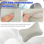 2PCS Car Headrest Pillow,Soft & Comfortable Car Neck Pillow for Driving Fatigue Relieve,All-Season Universal Cars Head Rest Pillows Automotive Interlor Accessorles for Cars (Gray/2PCS)