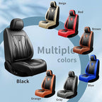 Fit HRV Car Seat Covers Compatible with Honda HRV 2016-2025 2026, Premium Leather Breathable, Wear Resistant, Airbag Compatible, All-Weather Protection & Full Coverage, Full Set Gray&Black