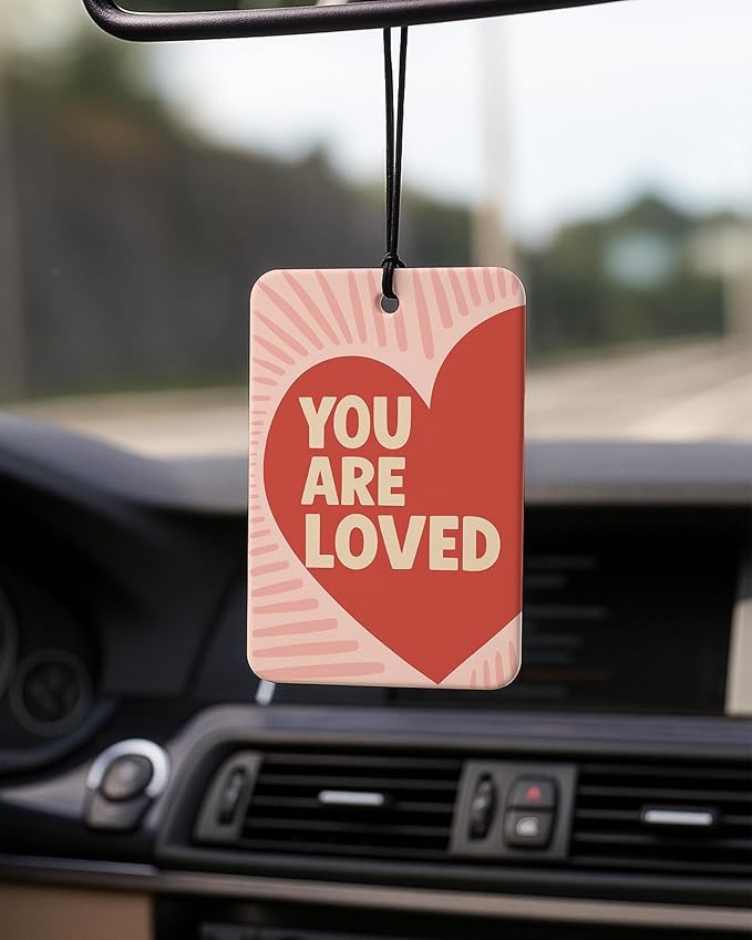 Jesus Christian Car Air Freshener 4 Pcs Coconut Scented, Religious Car Accessories Mirror Decor for Women, Abstract Boho Floral Scripture Hanging Air Freshener for Cars Closet Drawer Books