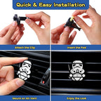 Air Vent Decoration - Cute Super Hero Decorative Vent Clip for Cars, Bedroom or Office [Stormtrooper]