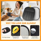 Pet Hair Removal Glove, Pet Hair Remover Gloves for Cats & Dogs Hair Remover, Magic Brush Pet Hair Removal Tool for Furniture, Couch, Car Seats, Clothing(1Pcs)