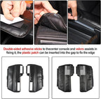 Upgrade Car Leather Center Console Protector Cover Compatible with Toyota Tundra 2022+ Sequoia 2023+ Center Console Armrest Seat Box Cover Cushion Lid Protector Pad Waterproof Anti-Scratch Accessories