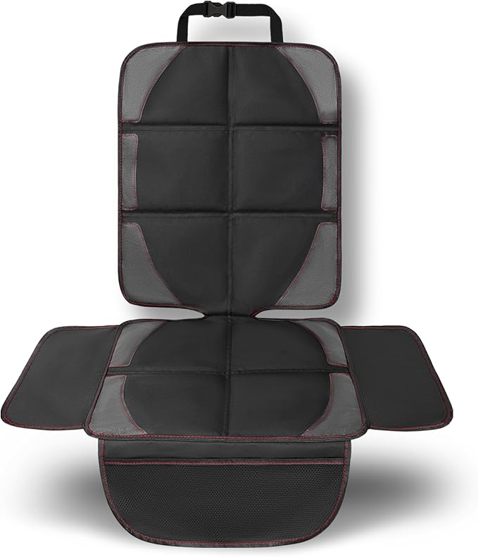 Upgraded Car Seat Protector for Child Car Seat Protector Under Baby Car Seat,3 Sides Extended Car Seat Cover Waterproof Pet Car Seat Cover for Dog,Thick Universal Durable