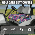 Biyejit Golf Cart Seat Covers with 4 Pockets Golf Cart Seat Towel Blanket Fits 2-Seat Golf Carts, Golf Cart Accessories