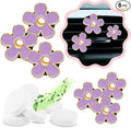 Automotive Colorful Car Decoration - Air Vent & AC Outlet Clips - Air Freshener & Interior Car Decor for Girls & Women (Purple, Lavender, Eucalyptus, Jasmin)