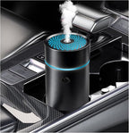 Sun Walker Smart Car Fragrance Diffuser, 80ml USB-Powered Ultrasonic Mist Humidifier Air Freshener with Lights, Portable Essential Oil Diffuser Aromatherapy Humidifier for Car Office Bedroom