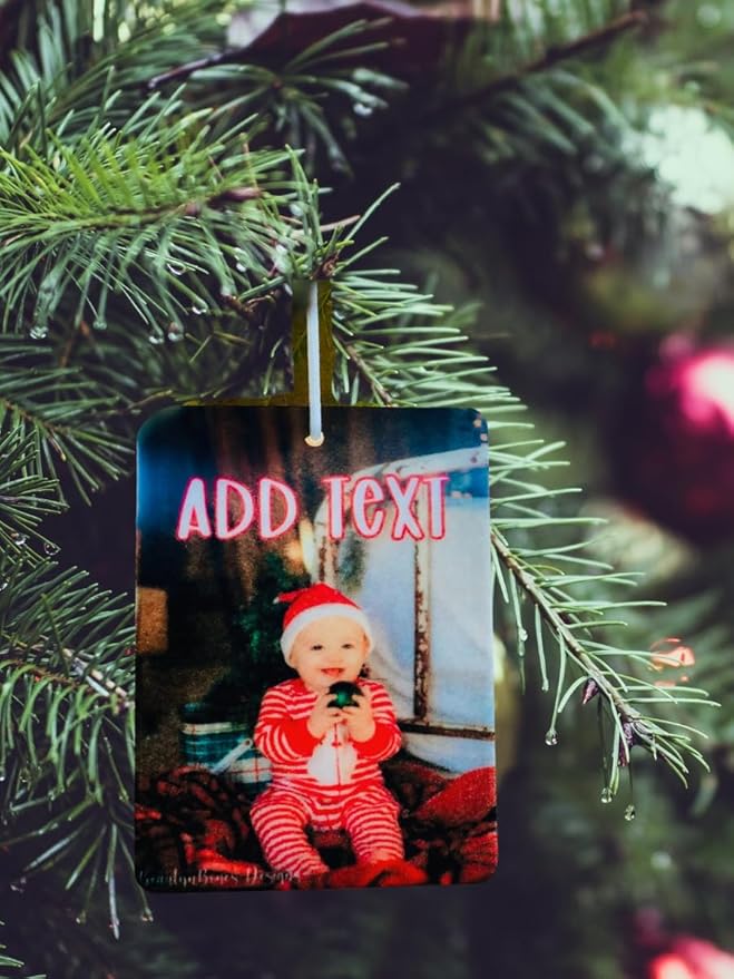Beaded Custom Car Air Fresheners Real Photos | Double Sided | Gifts Under 10
