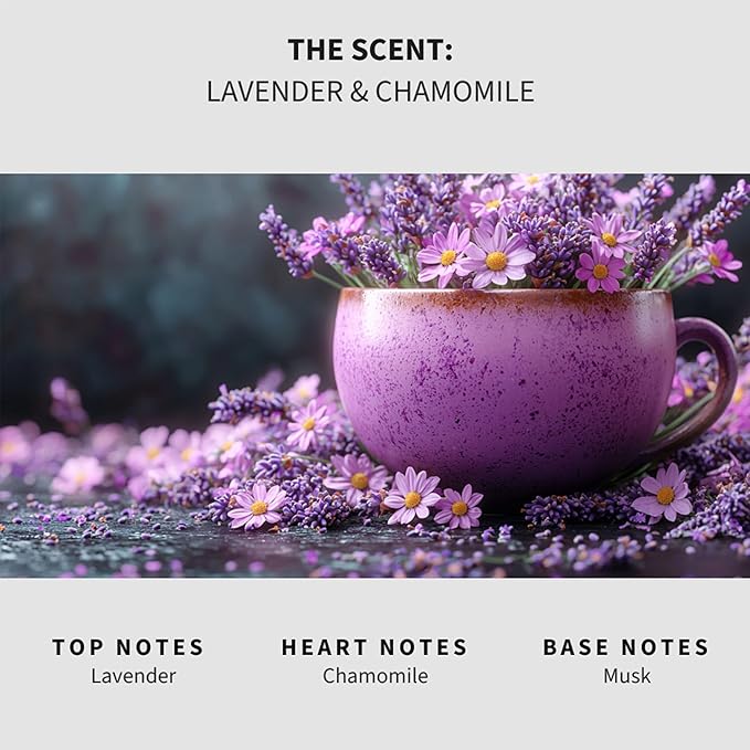 Lapew Lavender & Chamomile Carpet Deodorizer Powder - Pet Safe Freshener for Vacuuming | Scented Odor Eliminator for Home | 36 oz