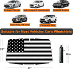 Windshield Sun Shade Umbrella for Car Front Window Sun Visor for Windshield Car Summer Accessories Protect Interior from UV Rays & Heat for Sedan, Compact SUV, Hatchbacks 57"*31"
