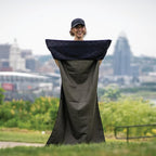 Sprints Prints Athletic Running Towel, Full-Sized, Car Seat Cover - Moisture Wicking (Midnight Mile)
