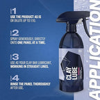 Gyeon ClayLube Ultra Slick Clay Lubricant for Ceramic Coating Prep – Slip Booster for Clay Mitt Bar Discs Enhances Paint Correction Gloss Hydrophobic Protection Surface Refinement