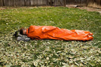 Survival Frog Tact Bivvy 2.0 Emergency Sleeping Bag with Stuff Sack, Carabiner & Survival Whistle – Compact, Lightweight, Waterproof, Reusable Thermal Bivy Sack Shelter Kit