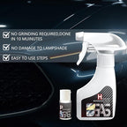 Headlight Restoration Kit, Automotive Headlight Cleaner Polishing Kits, Headlamp Repair Polisher Cleaning Kits Ceramic Coating Spray Head Light Restoring Kit for All Vehicle Types