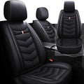 Front Seat Cover for Toyota Highlander 2001-2025, Waterproof Durable Premium Leather Car Seat Protector, Comfortable Anti-Slip Stylish Sport Seat Cover(2 Seats Standard,Black)