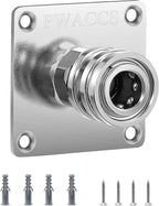 PWACCS Pressure Washer Foam Cannon Holder, 1/4" Quick Connect Automatic Foam Cannon Mount, Stainless Steel Pressure Washer Nozzle Tip Holder, Pressure Washer Accessories Storage Rack