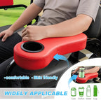 10L0L Golf Cart Rear Seat Kit Arm Rest Set with Cup Holder for Yamaha EZGO Club Car Golf Cart UV-Proof Coating Long Lasting, No Drilling Kits Include