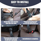 Dog Car Seat for Medium Small Dogs, Pet Car Seat with Adjustable Safety Belt & Storage Pockets, Breathable Waterproof Pet Car Seats Cover, Small Dog Seats for Dogs Under 30lbs (Medium, Black)