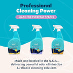 Urine B-Gone, Professional Enzyme Odor Eliminator & Pet Stain Remover, Human, Cat & Dog Urine Cleaner, Effective on Laundry, Carpets & More, Lavender Scent, 32oz