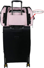 EliteField Soft Pet Carrier (3 Year Warranty, Airline Approved) Soft Sided Dog Puppy Cat Carrier Travel Bag (X-Large: 21" L x 12" W x 13" H, Pink)