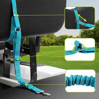 Golf Cart Dog Seat Leash, Pet Dog Seat Belt Harness for Golf Cart, with Adjustable Straps, Prevents Falls & Injuries, Blue
